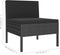 vidaXL - 3-delige - Loungeset - met - kussens - poly - rattan - zwart