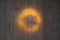 Licht Krans - Krans Zwart 56x6cm/1200 Led Klassiek Warm - 5M AANLOOPSNOER