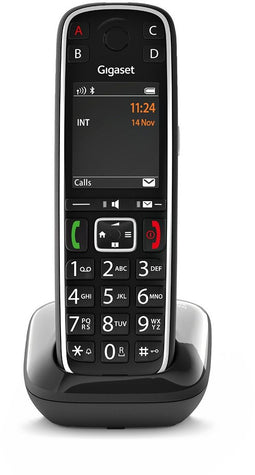 Gigaset E720 - DECT-telefoon - Compatibel met hoortoestellen Bluetooth 4.2 - Zwart