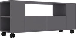 vidaXL - Tv-meubel - 120x35x48 - cm - bewerkt - hout - grijs