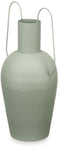 Vaas Met handvatten Groen Staal 24 x 45 x 18 cm (4 Stuks)