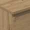 vidaXL - Dressoir - 60x35x98,5 - cm - bewerkt - hout - artisanaal - eikenkleur