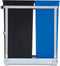 Simplehuman Prullenbak Pull Out Inbouw - 2 Compartimenten 20+15 l - Zwart