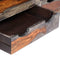 vidaXL - Salontafel - 100x50x40 - cm - massief - sheeshamhout - grijs