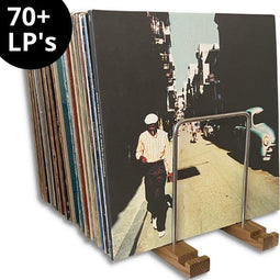 Urbn State - LP opbergsysteem - premium platenrek - ruimte voor 70 platen - lichte finish