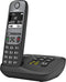Gigaset A705A - DECT-telefoon - Antwoordapparaat 20 min opnametijd - Zwart