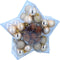 Christmas Gifts Kerstballen Set Goud - 56 Stuks Kunststof Kerstballen - Kerstversiering Verschillende Vormen