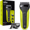 Braun Series 3 300BT - Elektrisch Scheerapparaat 3-in-1 - Zwart/Groen