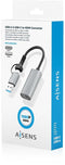 AISENS A109-0913 USB grafische adapter 1920 x 1080 Pixels Grijs