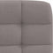 vidaXL - Eetkamerstoelen - draaibaar - 2 - st - stof - taupe