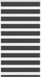 vidaXL - Zebra - rolgordijn - 85x100 - cm - stofbreedte - 80,9 - cm - zwart