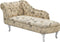 NIMES - Chaise longue - Beige - Linkerzijde - Polyester