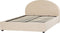 VAUCLUSE - Bed met opbergruimte - Beige - 160 x 200 cm - Polyester