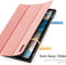 Dux Ducis Galaxy Tab A8 (2021/2022) - Tri-Fold Book Case - Schokbestendig - Roze