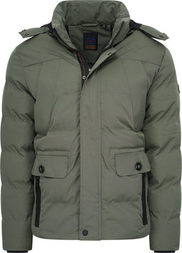 Mario Russo Ranger Jacket - Jas Heren - Winterjas Heren - Waterafstotend - Winddicht - Groen - XXL