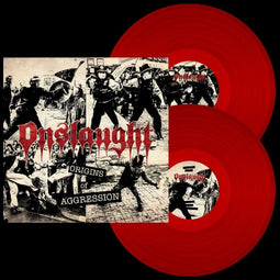 Onslaught - Origins of Aggression - Dubbelalbum - Thermonuclear Red Vinyl