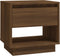 vidaXL - Nachtkastje - 45x34x44 - cm - bewerkt - hout - bruin - eikenkleur