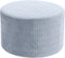 Voetensteun DKD Home Decor Polyester Hemelsblauw Spons Hout MDF (55 x 55 x 35 cm)