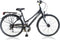 Lombardo Taranto 400 - Toerfiets - Damesfiets - Zwart/Grijs - 7 Versnellingen