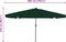 vidaXL - Tuinparasol - met - LED-verlichting - 395 - cm - x - 245 - cm - Groen