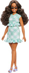 Barbie Fashionistas - Pop - Bruin Haar - Mintgroen Jurkje (1 stuk)