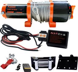Kibani elektrische lier 12V 1814kg - incl. bevestigingsmateriaal - bumperlier - trekwerkzaamheden - takel - handlier