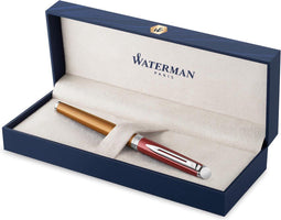 Waterman vulpen Hémisphère Vermillon met palladium detail