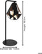 EGLO Carlton 4 - Tafellamp - H 50,5 cm - E27 - Zwart/Koper
