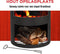 BBQ Collection Buitenhaard - Tuinhaard 134 x 44,5 x 44,5 cm - Terraskachel met As-Opvangbak Pook Houtopslag - Zwart