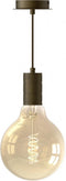Calex Retro Pendellamp - Industrieel Hanglamp - E27 Fitting - Brons - In hoogte verstelbaar