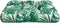 vidaXL - Palletkussen - bladpatroon - 60x61,5x10 - cm - stof