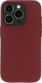 Mobiparts iPhone 15 Pro - Silicone Cover - Soft-touch - Plum Red