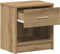 vidaXL - Nachtkastjes - 2 - st - met - lade - 39x28x41 - cm - artisanaal - eikenkleurig