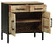 vidaXL - Dressoir - 70x35x70 - cm - Massief - Ruwhouten - Mango