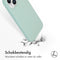 Accezz Liquid Silicone Backcover - iPhone 15 - Schokabsorberend - Blauw