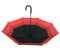 Smati Double Extension Paraplu - Stormbestendig - Extra Sterk - Ø128cm - Zwart/Rood