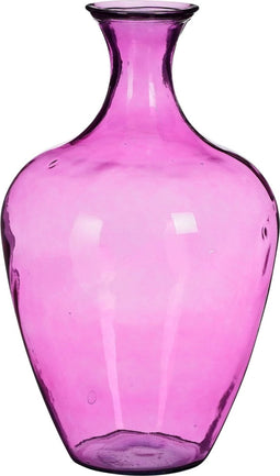 Mica Decorations Vaas Olivier - 40x40x65 cm - Glas - Roze