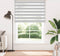 vidaXL - Zebra - rolgordijn - 155x200 - cm - stofbreedte - 150,9 - cm - lichtgrijs