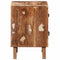 vidaXL - Nachtkastje - 2 - st - 40x32x46 - cm - massief - gerecycled - hout