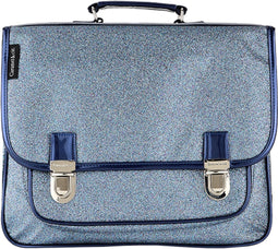 Caramel & Cie Boekentas/Schooltas Glitters - Blauw