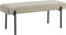 House Nordic Bankje Swindon Zand 100x36x42,5cm