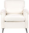 VIETAS - Fauteuil - Wit - Polyester
