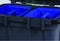 Raaco ToolChest 100 - Gereedschapskar - 2 uitneembare trays - Zwart/Blauw