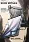Supcase hoes met screen protector geschikt voor iPad Air 6 (M3 en M2) / Air 5 / Air 4 - 11 inch en 10.9 inch - Zwart