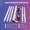 TULITE LED Vloerlamp RGB - App en afstandsbediening - Dimbaar - Wit