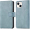 iMoshion Hoesje Geschikt voor iPhone 14 Hoesje Met Pasjeshouder - iMoshion Luxe Bookcase - Lichtblauw