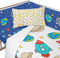 Wiegbeschermer HappyFriday Mr Fox Space rocket Multicolour 210 x 40 cm
