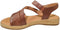 Gabor 063 - Platte sandalen - Klittenbandsluiting - Bruin - Maat 40