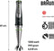 Braun MQ9187XLI - Staafmixer - 1200W - Zwart