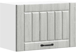 vidaXL - Keukenwandkast - Lucca - bewerkt - hout - grijs - sonoma - eikenkleur